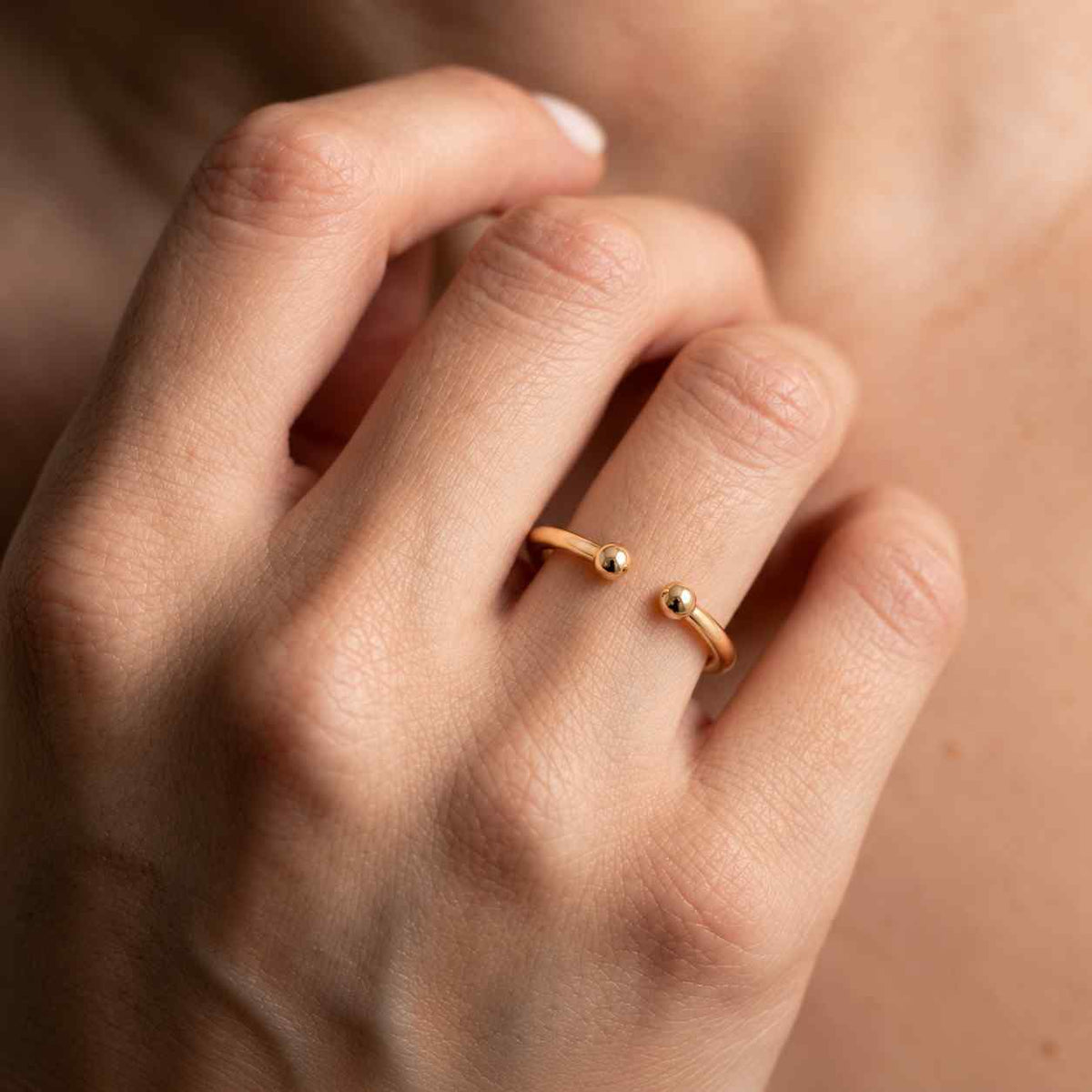 Customize Open Plain Wedding Band 14K Yellow Gold Open Cuff Ring 1.70MM-2.00MM Wide Plain Matching Open Spacer Anniversary Gift for her!
