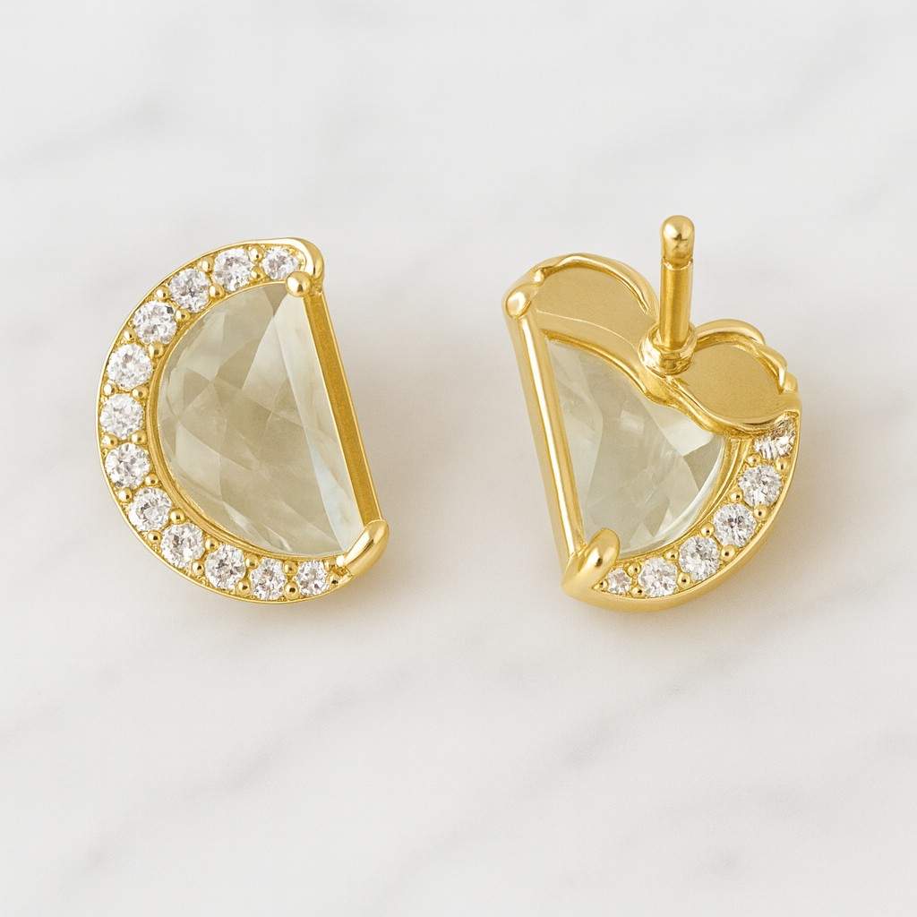 Cute Women Gifts Girl Earrings Crescent Moon Jewelry