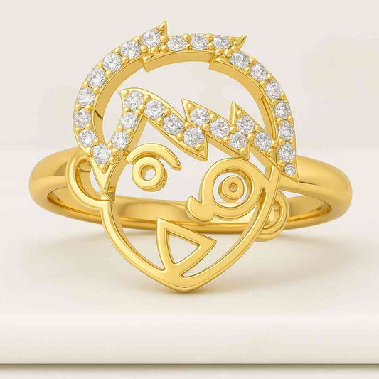 Cute Mouse Open Ring Adjustable Animal Ring for Women Girls Antique Silver Color Fashion Jewelry Funny Party Gift Accessory