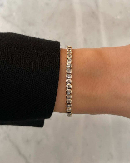 Tennis Bracelet Diamond Bracelet Bezel Set Diamond Bracelet