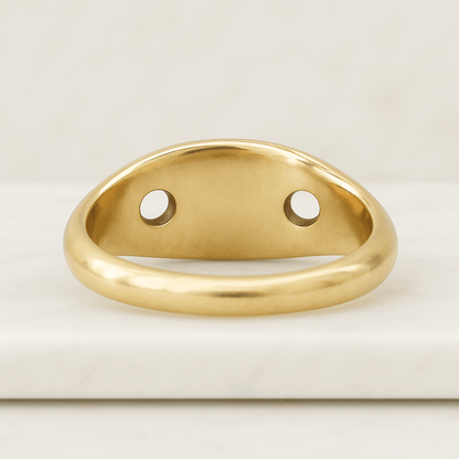 Flower Halo Lab Grown Diamond Ring, 14K Yellow Gold Engagement Ring