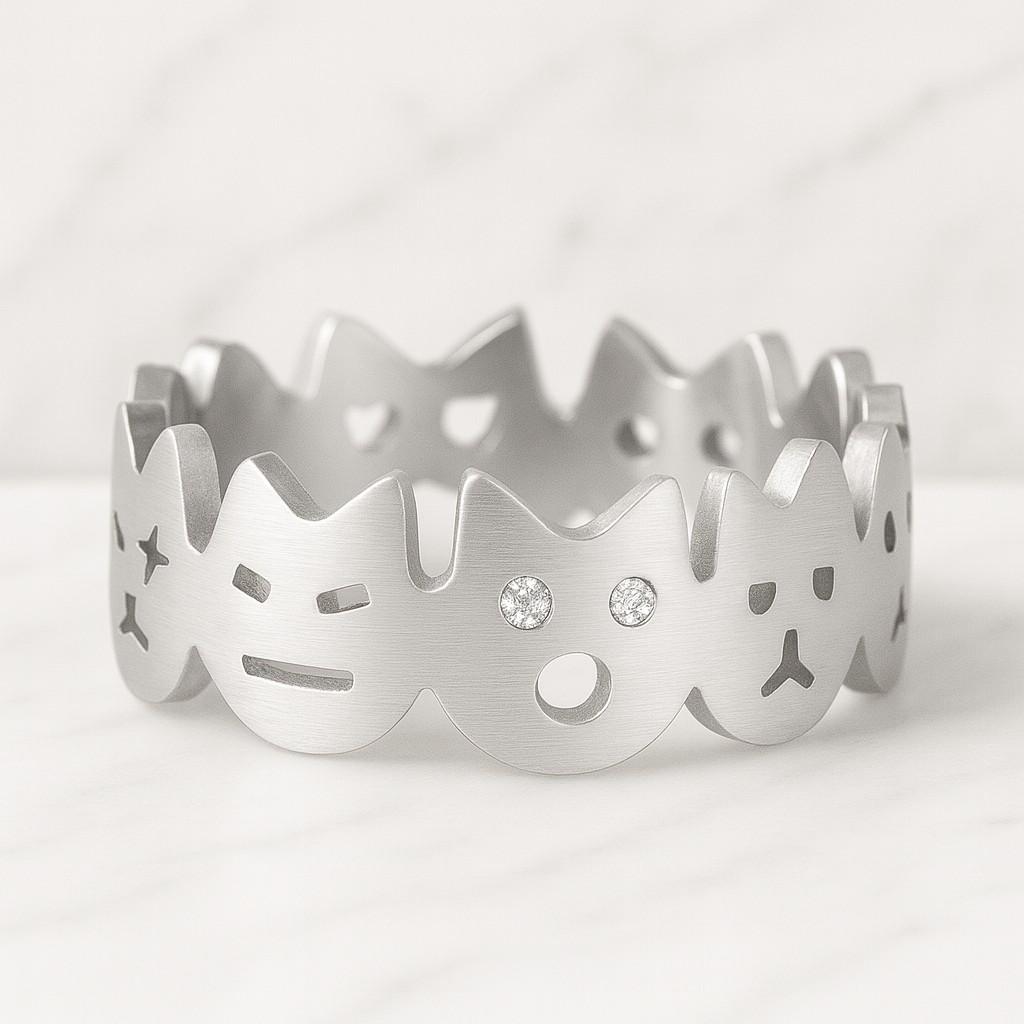 Dainty Arch Contour Stackable Ring, 10k 18k Nesting Gift