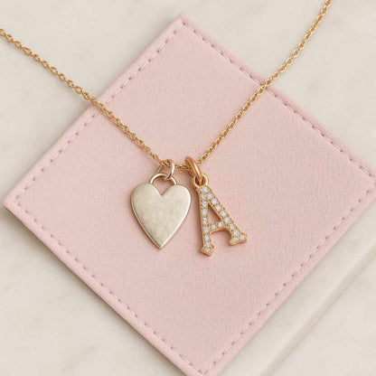 Dainty Engraved Intial Tag Tiny Small Disc With Letter