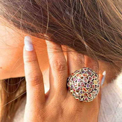 Dainty Family Ring Marquise Fashion Jewel Personalized Gift For Mother