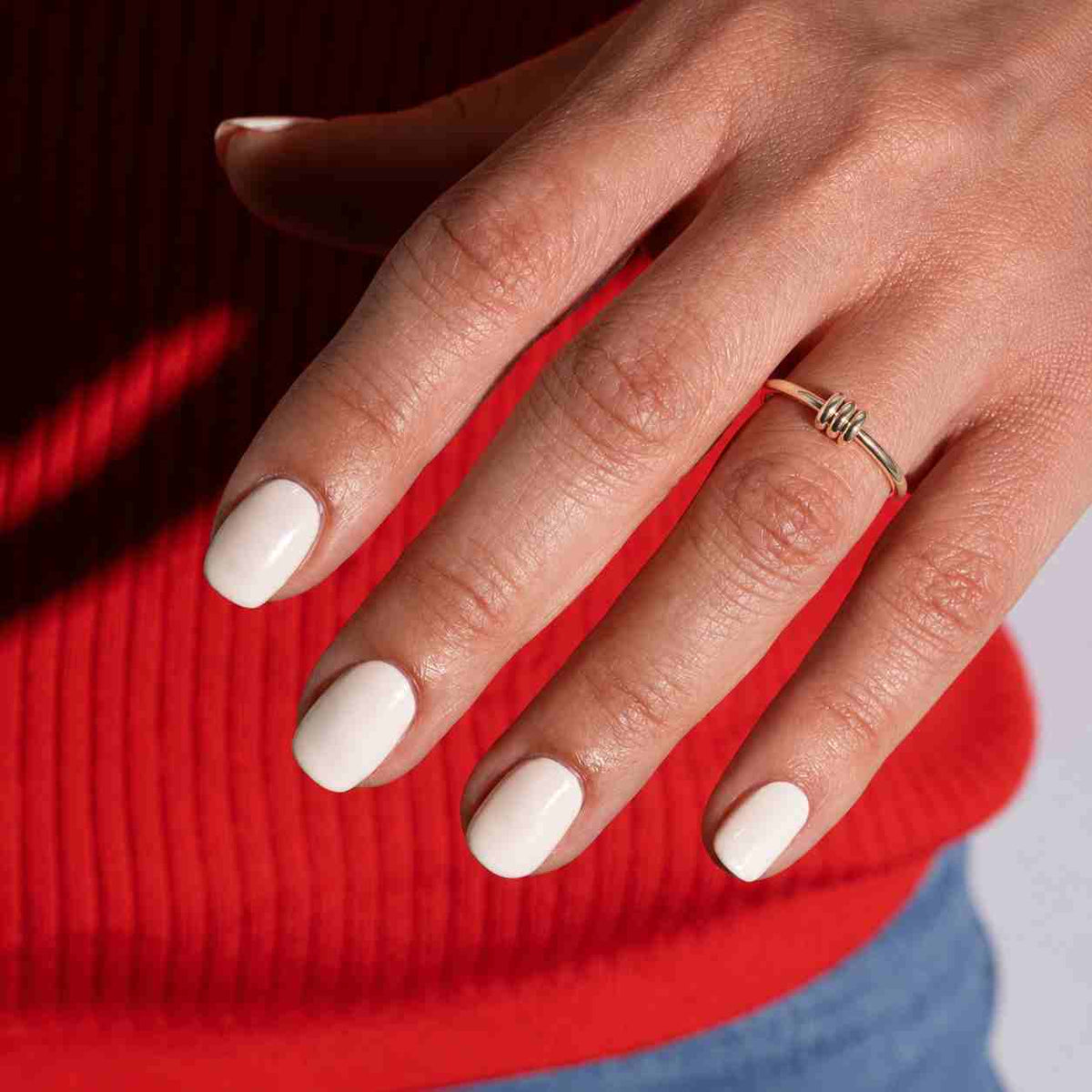 Dainty Gold Baguette Ruby Ring | Minimalist Stacking Anniversary Ring for Women | Elegant Everyday Red Gemstone Jewelry Gift
