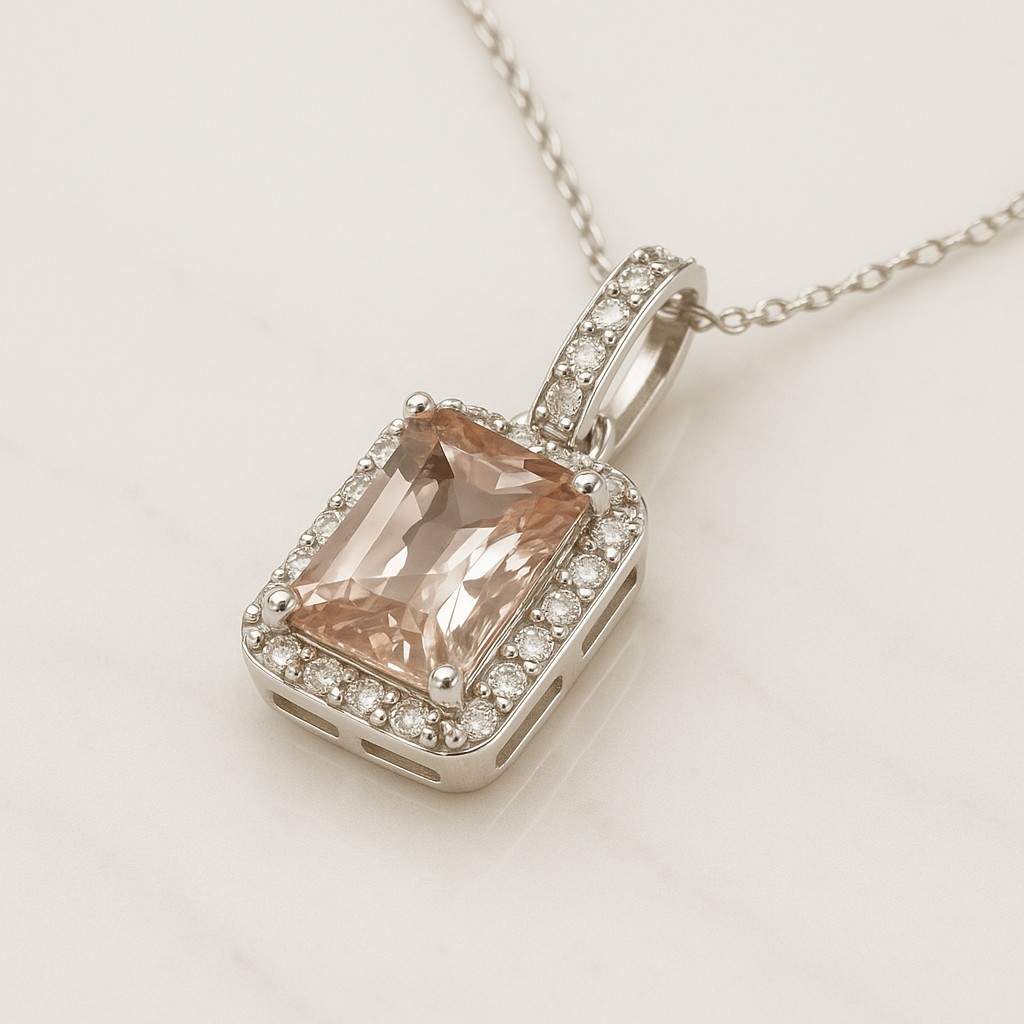 Dainty Pear Emerald Necklace Earrings Set Gold Pave Wedding Jewelry