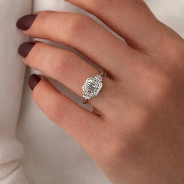 Dainty Pinky Ring, Personalized Engraved Stacking Band