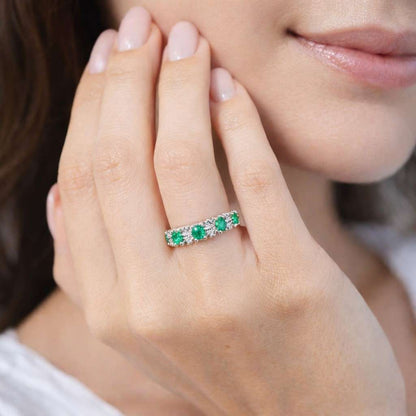Dainty Stackable Ring Vintage Anniversary Promise Band