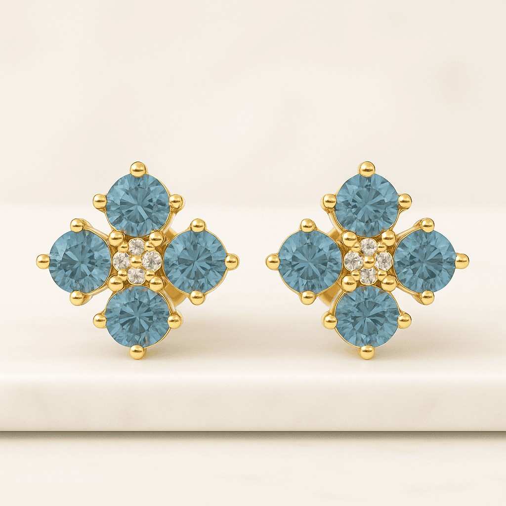 Dainty stud earrings Sterling silver stud earrings