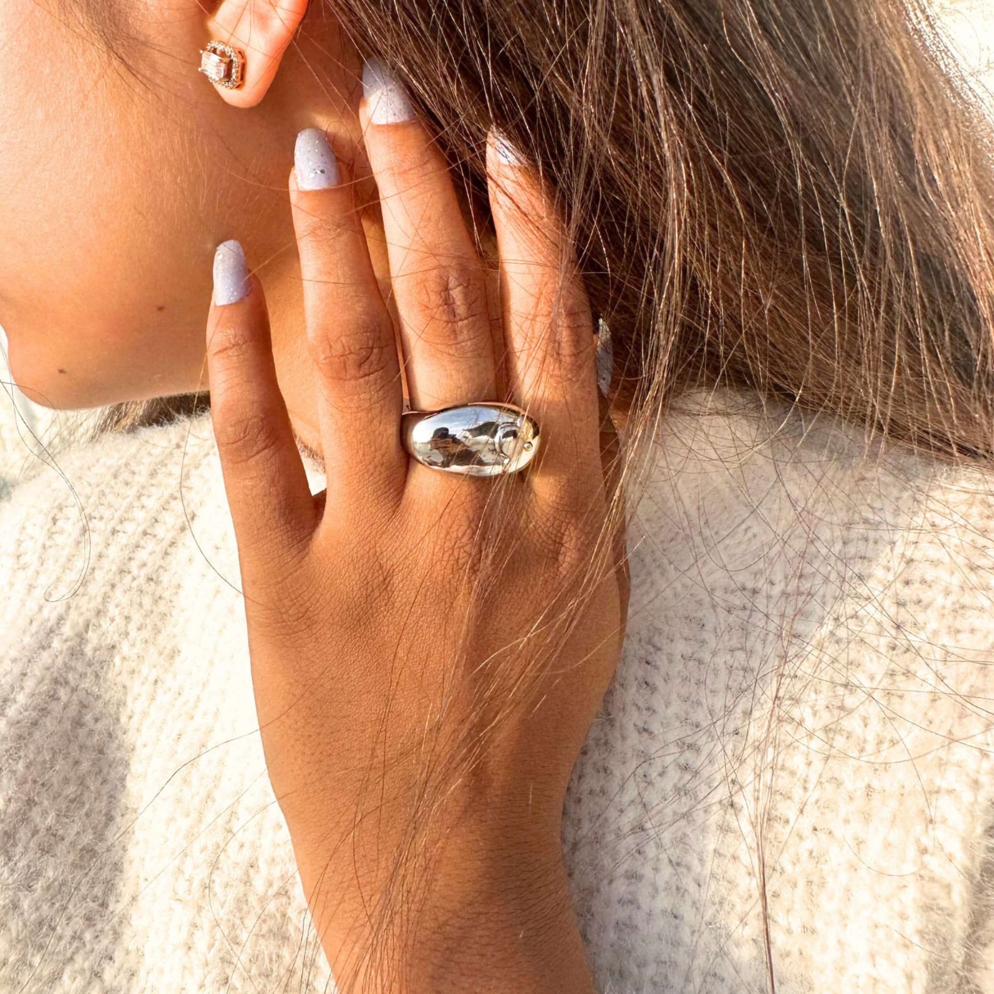 Delicate Moissanite Ring