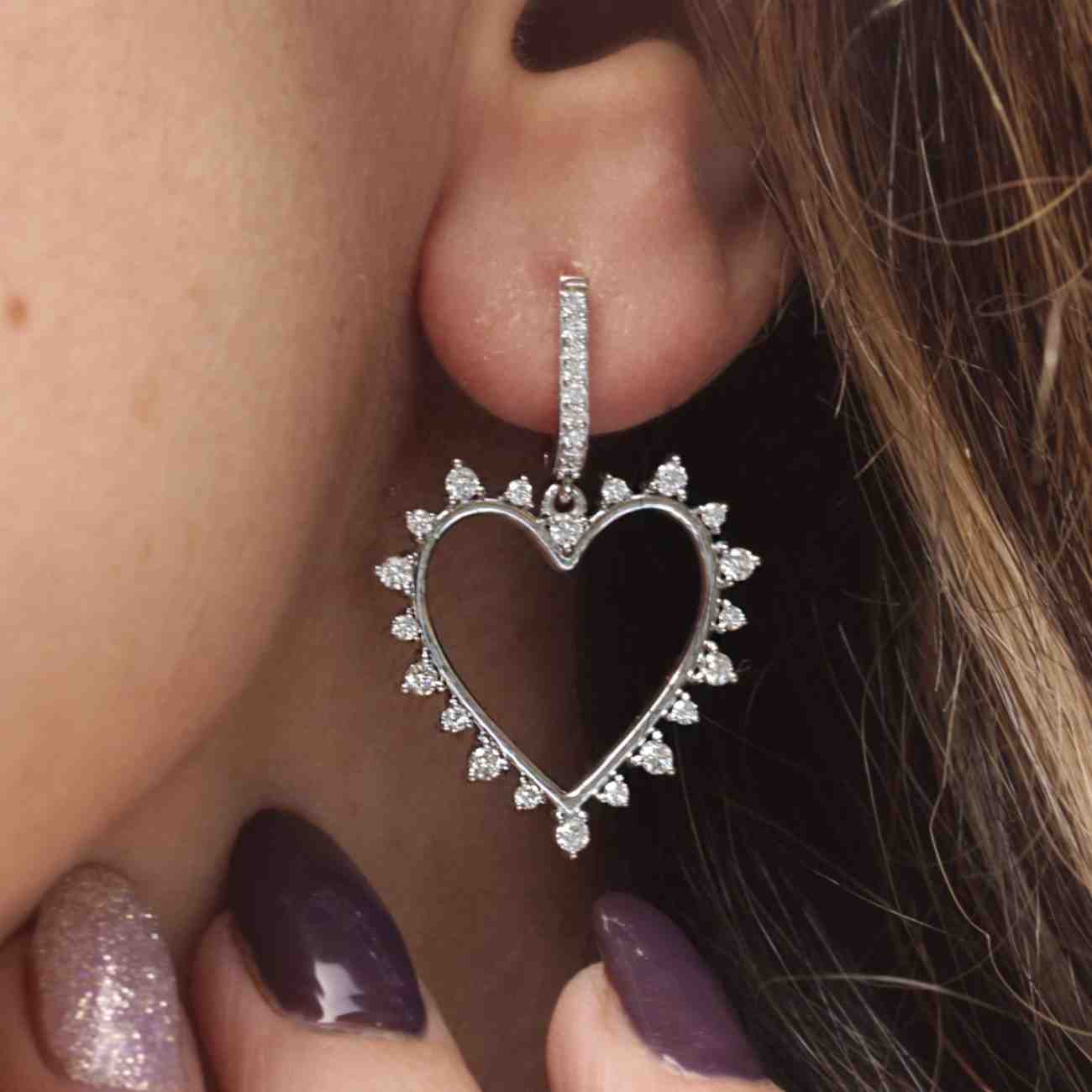 Diamond Alternative Wedding Earring