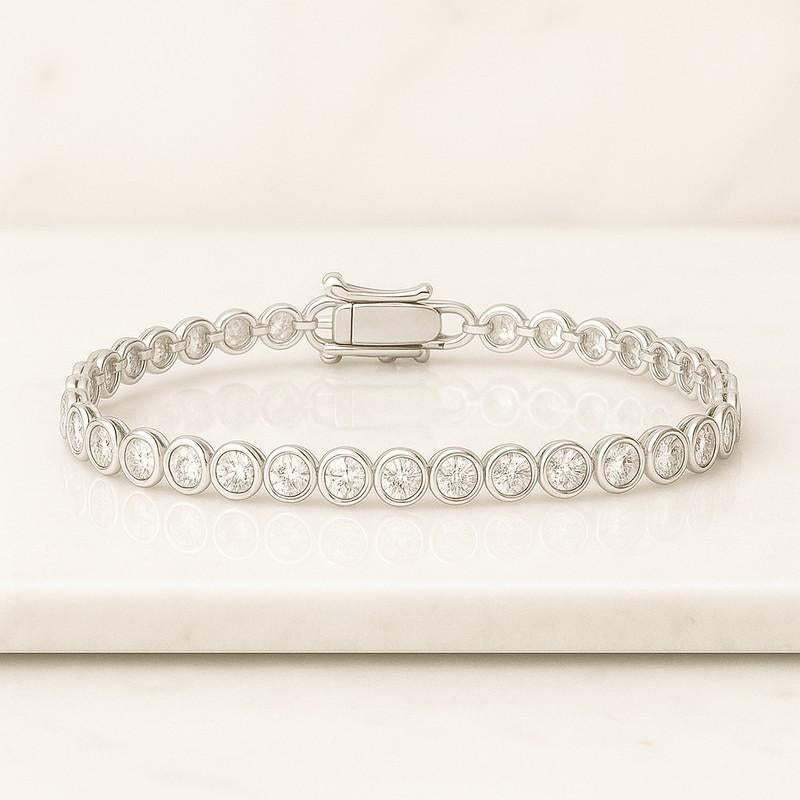Diamond Bezel Set Bracelet Gifts