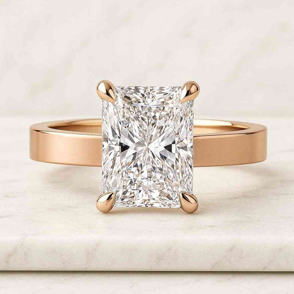 Diamond Engagement Ring Lab Grown IGI Certified Diamond Hidden Halo Diamond Ring Anniversary bridal Wedding Gift For Her