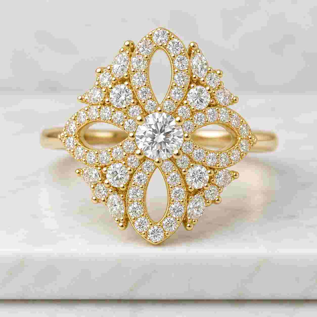 diamond engagement ring round cut ring real lab grown diamond ring anniversary gift for wife unique proposal rings for women wedding ring