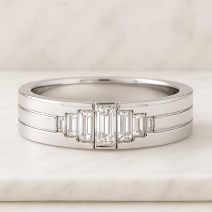 Diamond Eternity Band Statement Ring