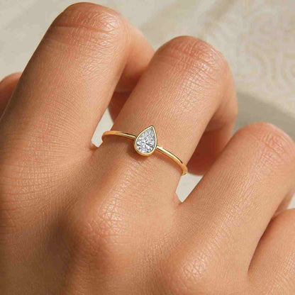 Diamond Halo Ring 10K 14K 18K Solid Yellow Rose White Gold Pave Engagement Ring