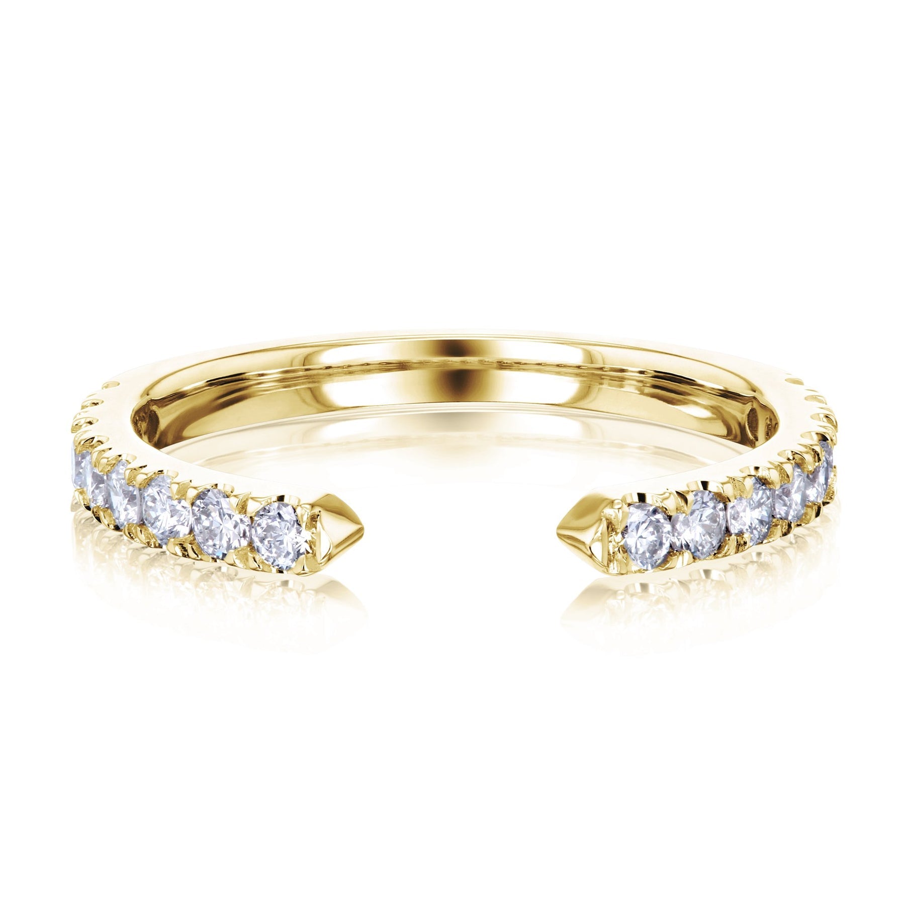 Diamond Large Wedding Band