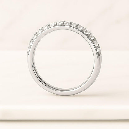 Diamond Marquise Open Wedding Band 14k Yellow Gold Cuff Ring