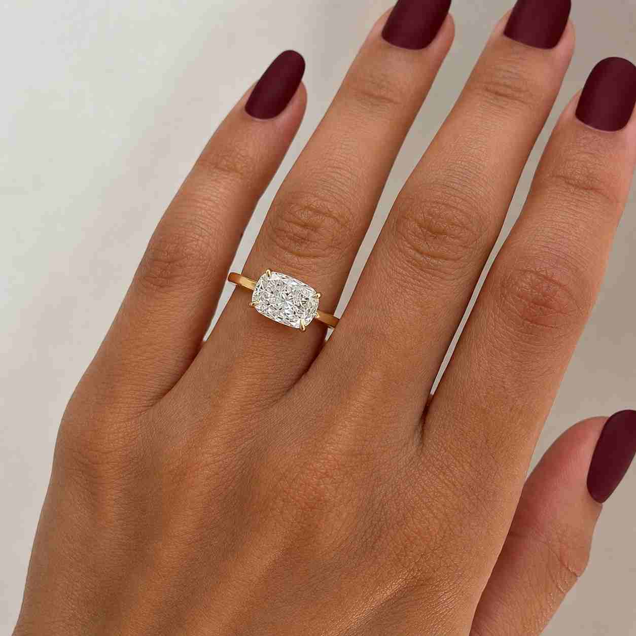 diamond ring cushion diamond halo engagement ring igi certified diamond ring gifts for her