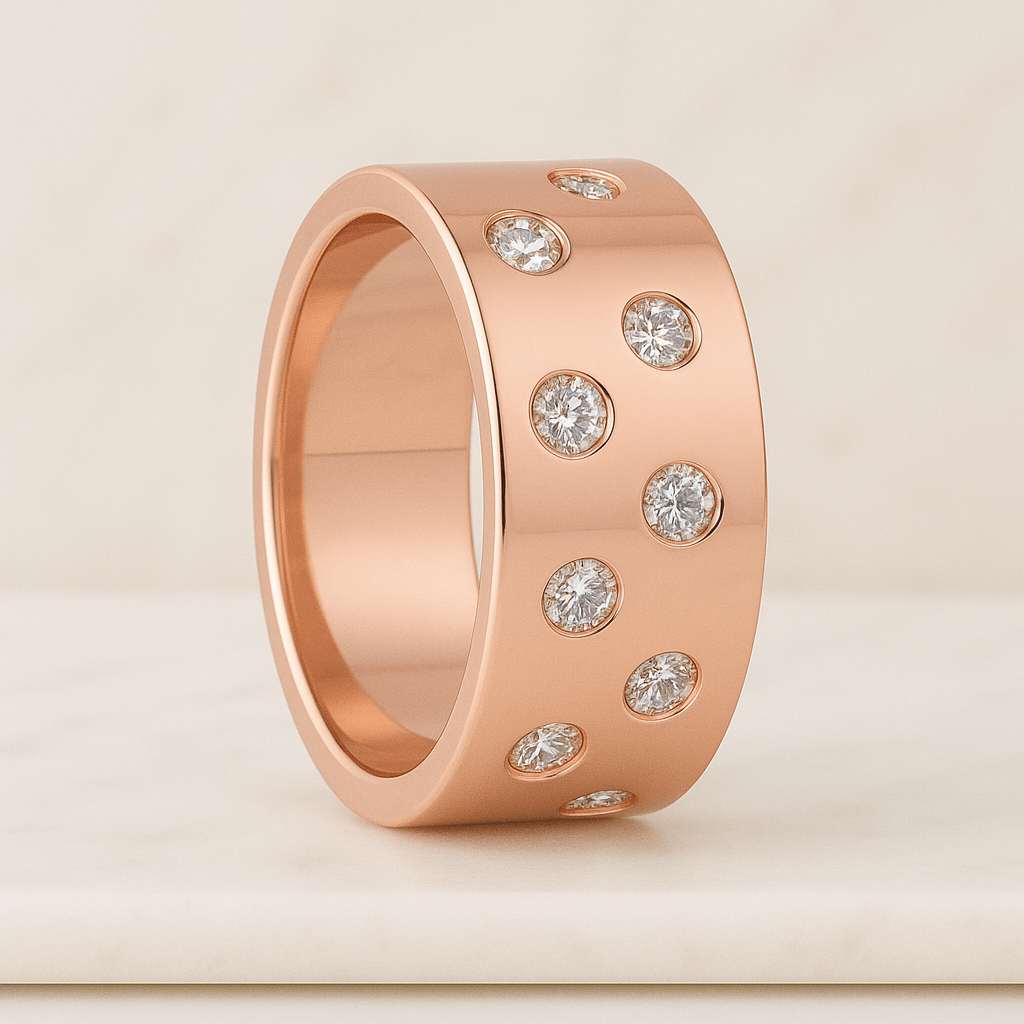 Diamond Ring 3 Stone Ring Marquise Trilogy Ring Genuine Lab Grown Diamond Engagement Ring