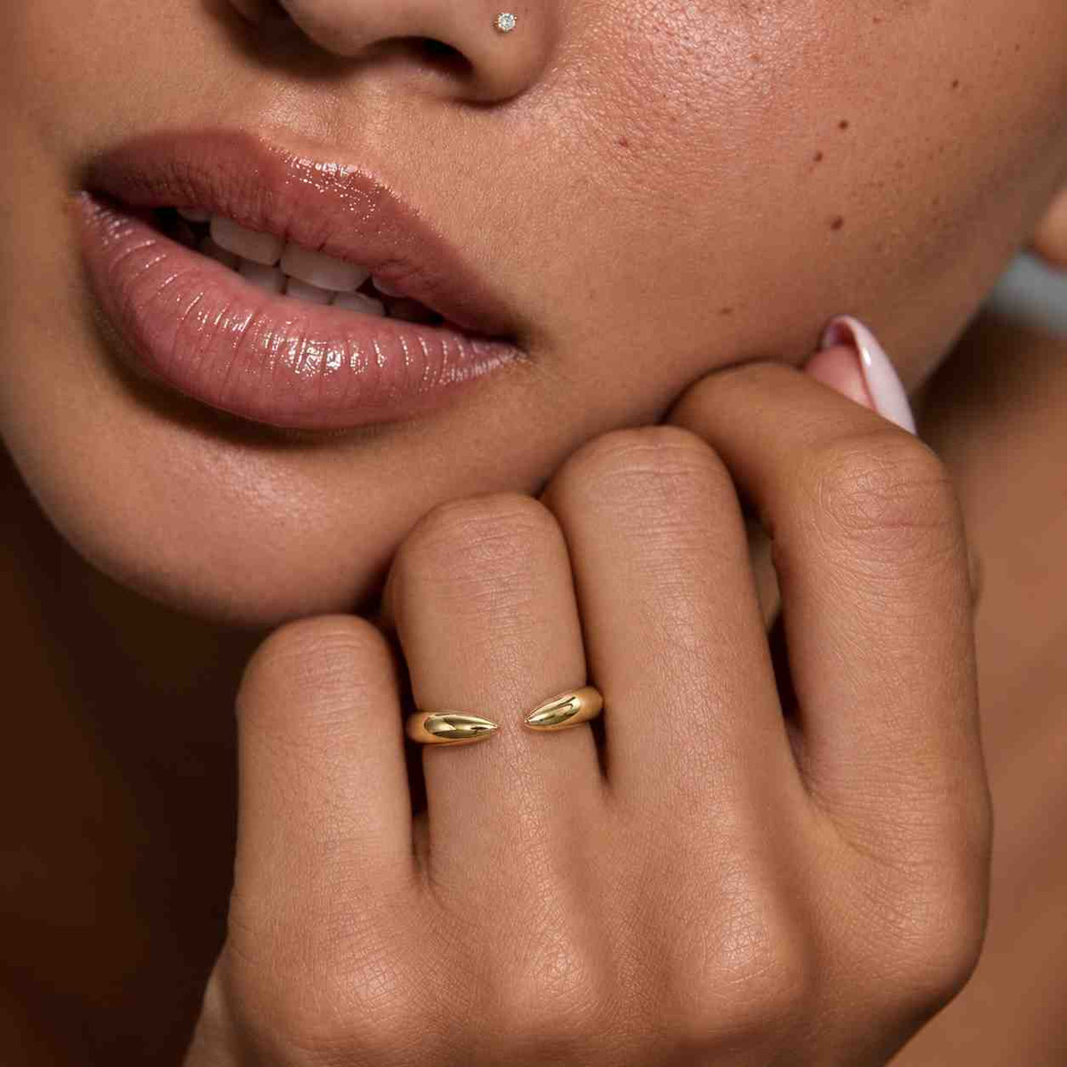 Open Wedding Ring for Engagement Ring Lab Grown Diamond Ring Stackable Open Gap Ring for Main Ring Wedding Matching Band Diamond Engagement

