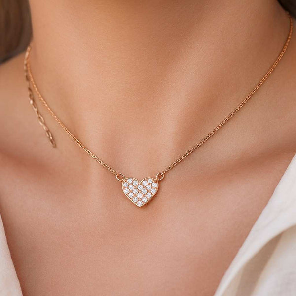 Diamond Round Pendant Handmade Fine Jewelry