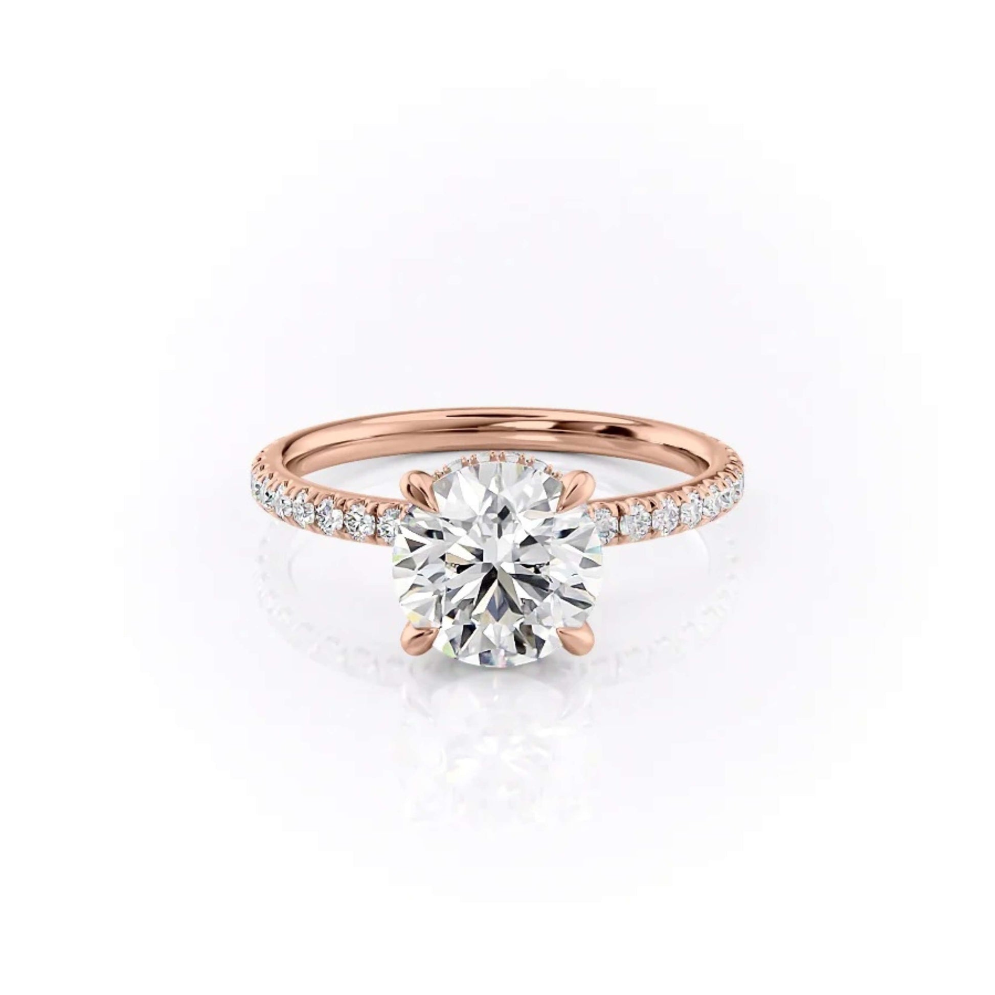  Diamond Simulated Ring Duo