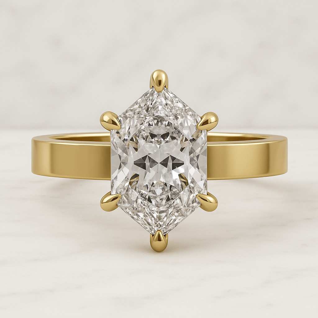 2 Carat Round Cut Lab Grown Diamond Solitaire Engagement Ring 14k White Gold 4 Prongs