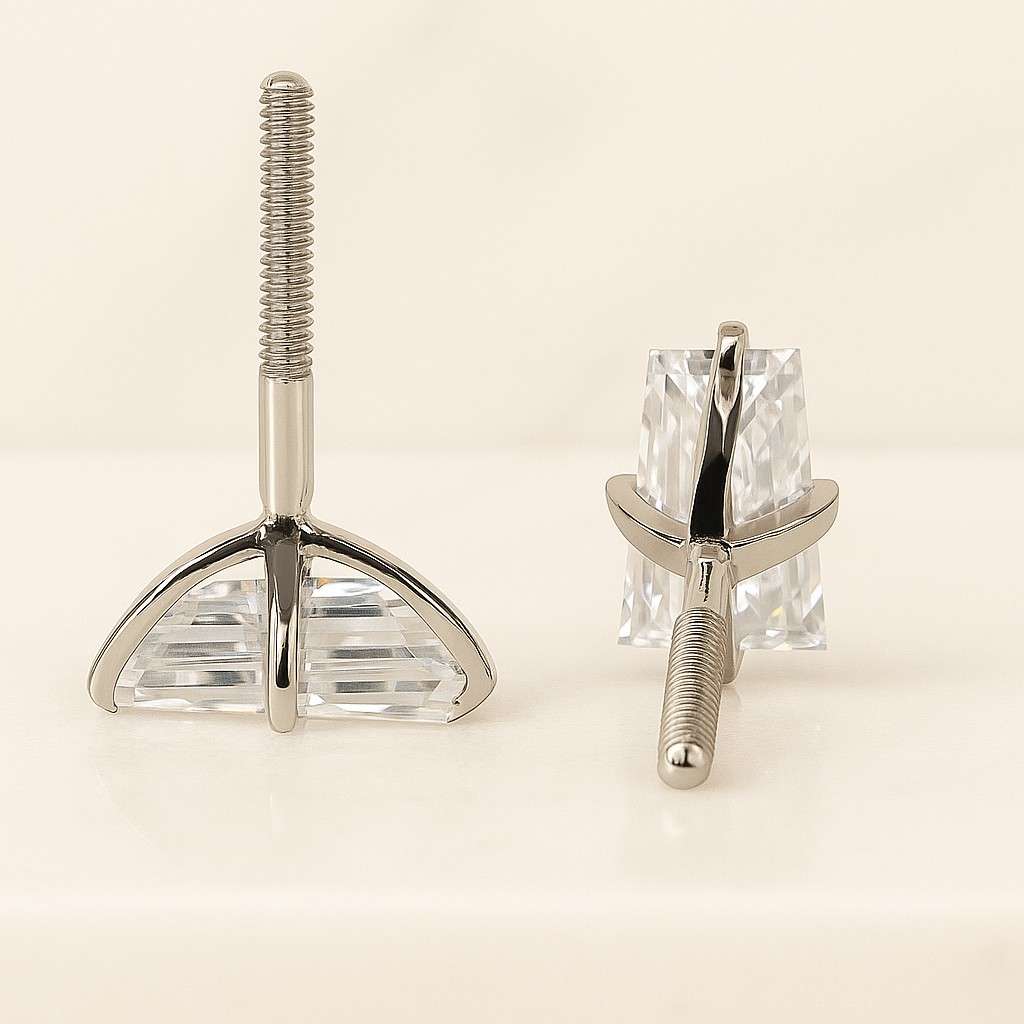 Diamond Studs Gold Diamond Studs 14K Solid Diamond studs