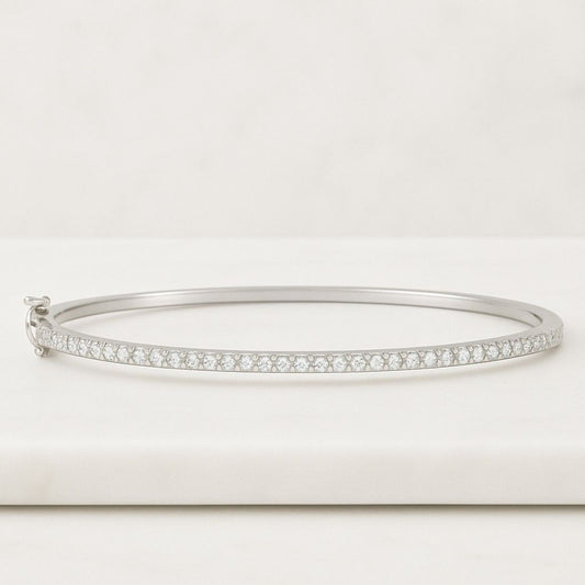 Diamond Tennis Bracelet 14k Gold Moissanite Tennis Bracelet Round Cut Moissanite Tennis Bracelet