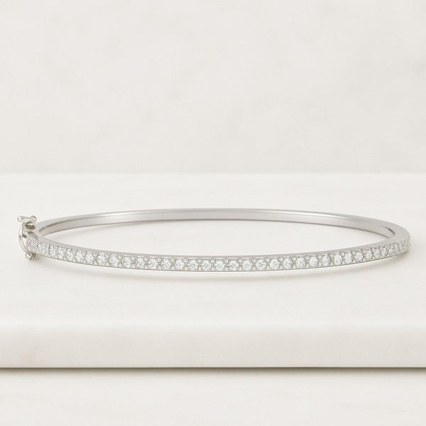 Diamond Tennis Bracelet 14k Gold Moissanite Tennis Bracelet Round Cut Moissanite Tennis Bracelet