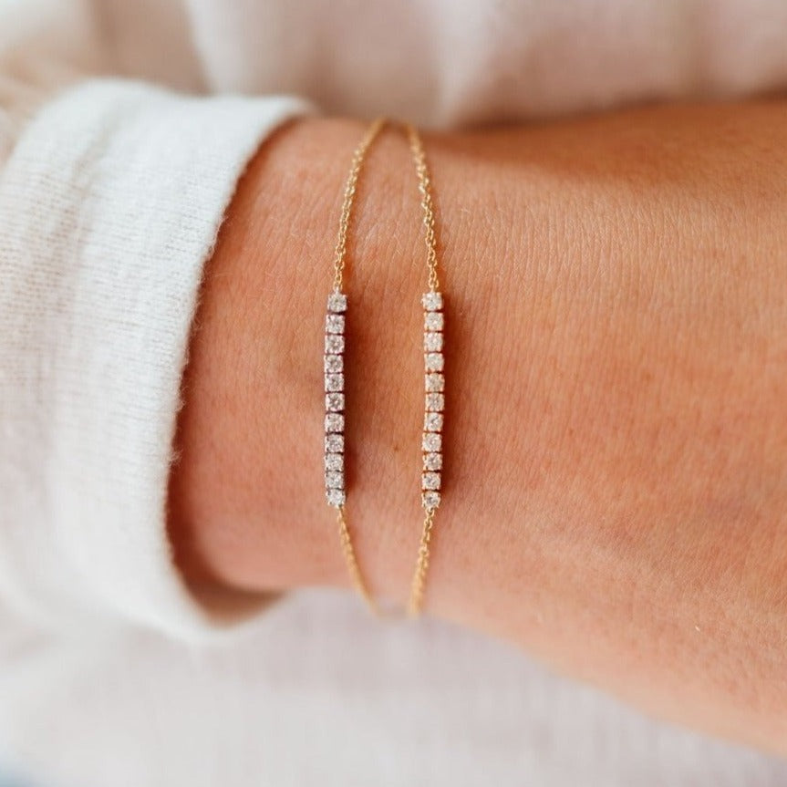 Diamond Tennis Bracelet For Sister