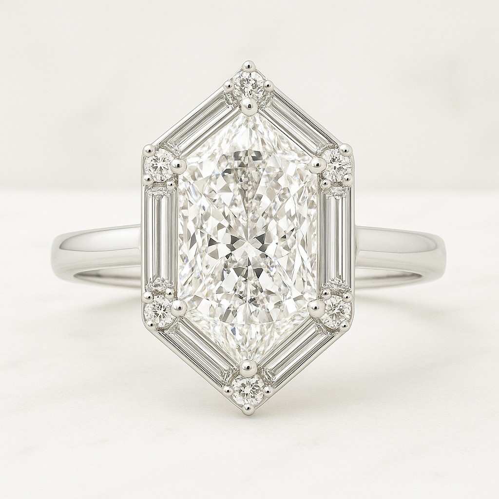 Diamond Wedding Band Marquise Cut Lab Grown Diamond Band, 0.62 CT Half Eternity Band Stackable Band Wedding Gift Promise Ring Gift Ring