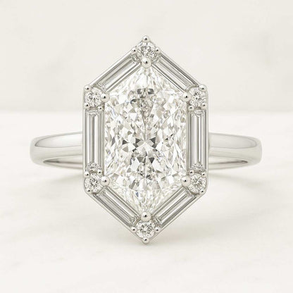 Diamond Wedding Band Marquise Cut Lab Grown Diamond Band, 0.62 CT Half Eternity Band Stackable Band Wedding Gift Promise Ring Gift Ring