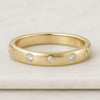 Classic Round Moissanite Diamond Flush Set Women's Wedding Band