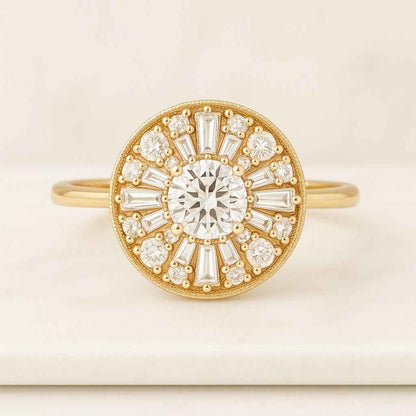 Diamond Wedding Ring Anniversary Gift for Her