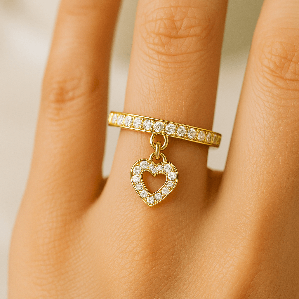 Diamond Wedding Ring Set Lab Grown Diamond Ring with Stacking Band Matching Diamond Band Ring Set