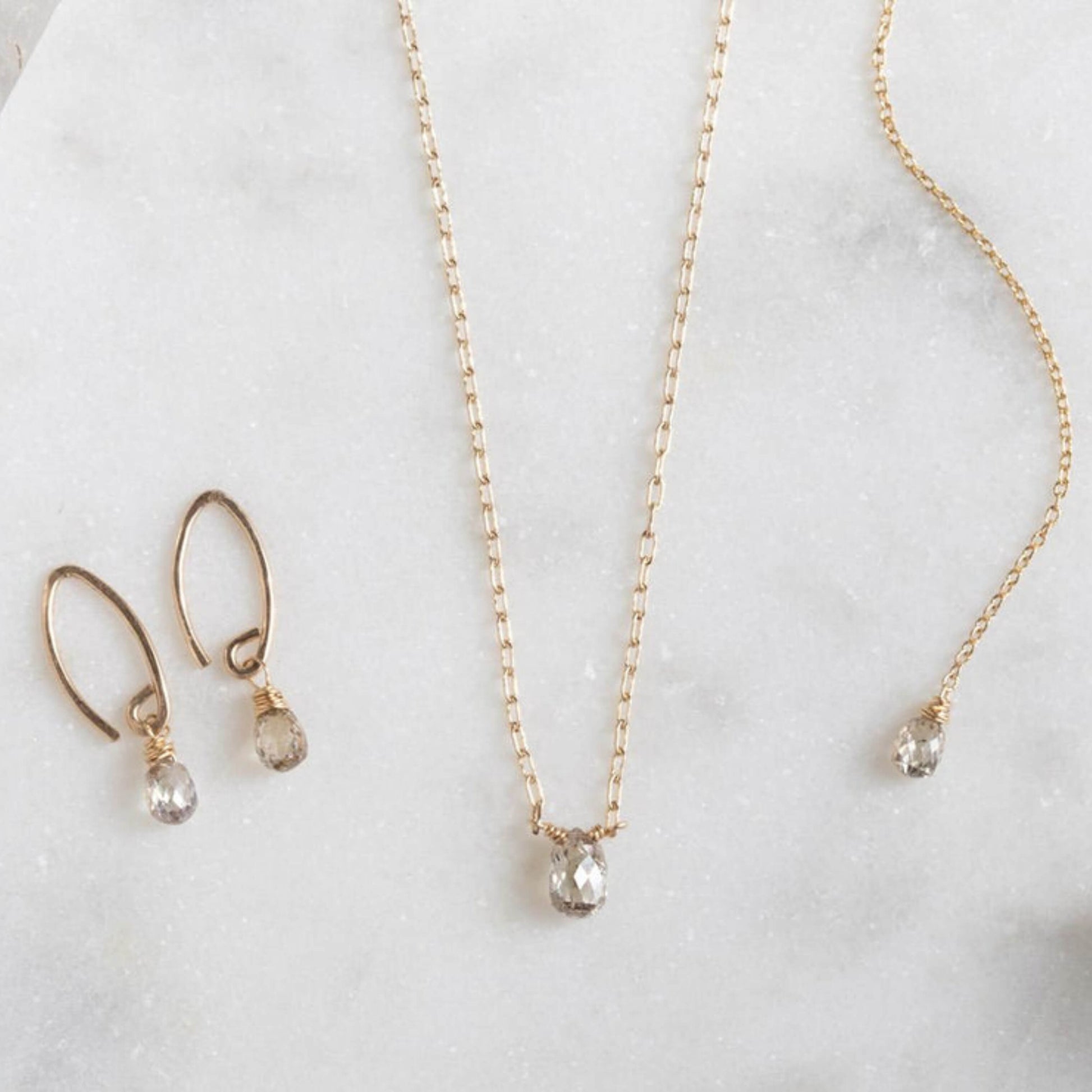 Drop Dangle White Diamond Earring For Her