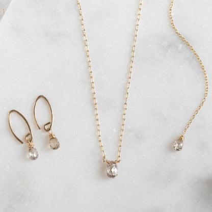 Drop Dangle White Diamond Earring For Her