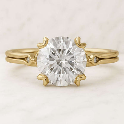 EF-VS Clarity Lab Diamond Band For Anniversary Gift For Her