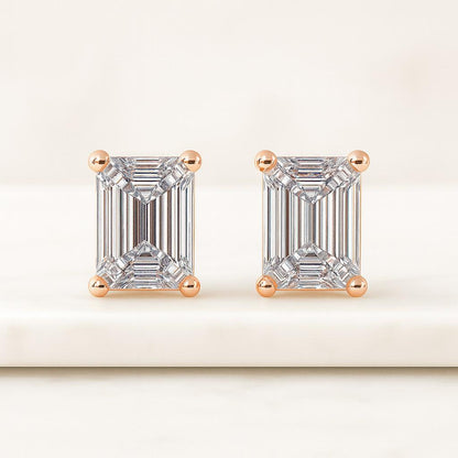 Real Diamond Earring, Minimalist Stud Earring, Earlobe Earring