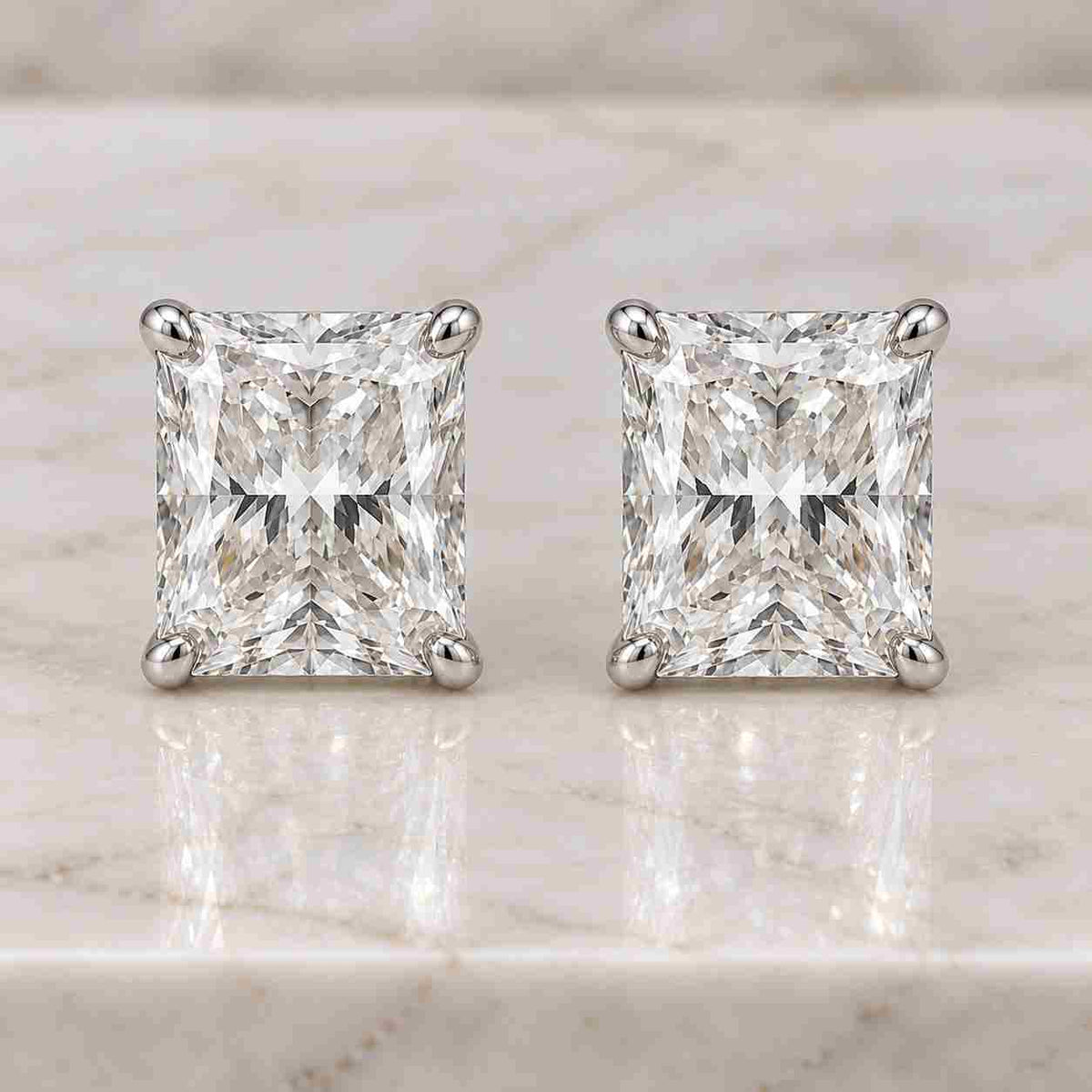 elegant pear cut lab grown diamond studs, minimalist solitaire earrings