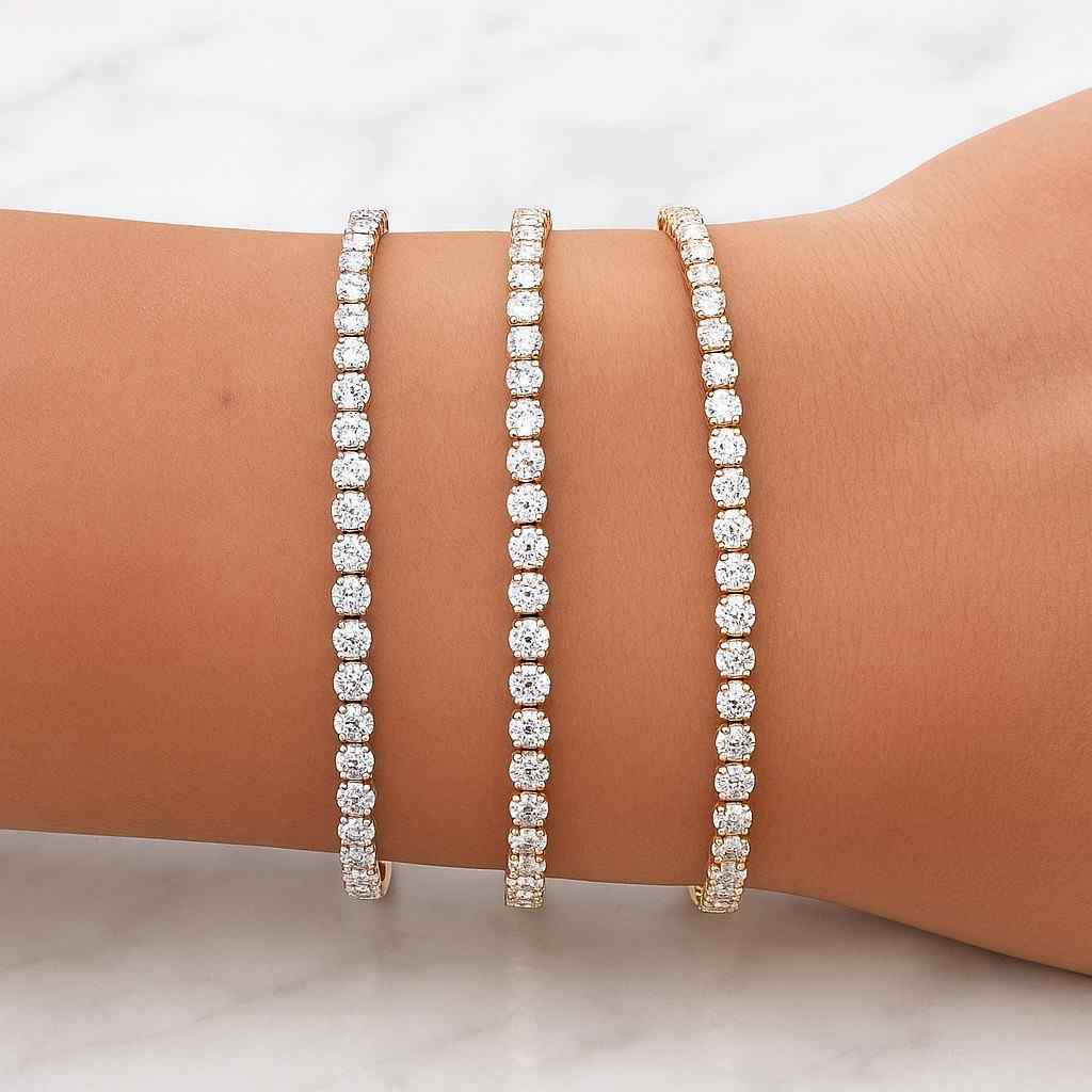 Elegant Wedding Gift Bridal Jewelry Luxury Sparkle 14K Gold Diamond Flower Bracelet Dainty Floral Blossom Jewelry