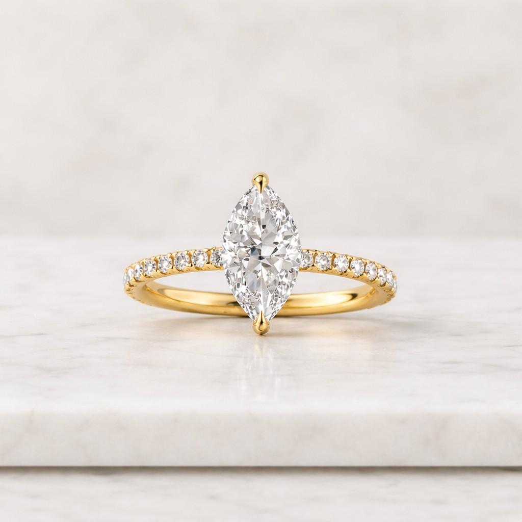 marquise ring engagement ring solitaire ring gold ring pave ring thin band ring statement ring bridal ring promise ring women ring