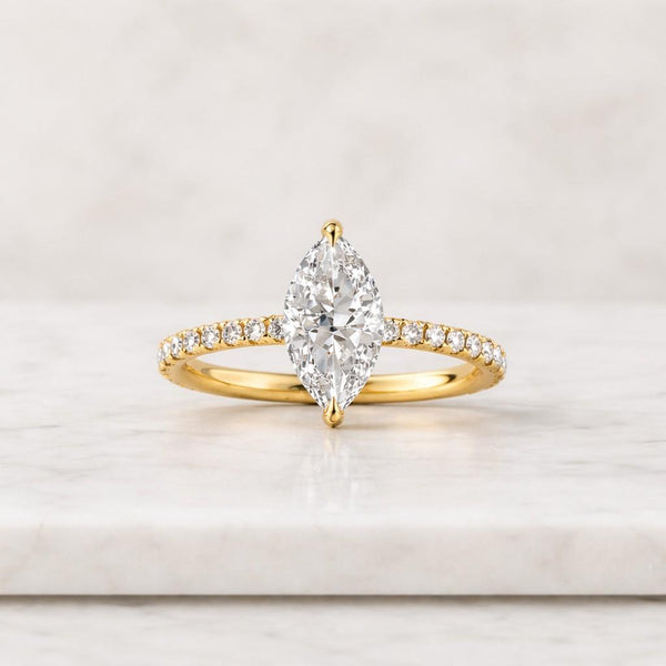 marquise ring engagement ring solitaire ring gold ring pave ring thin band ring statement ring bridal ring promise ring women ring