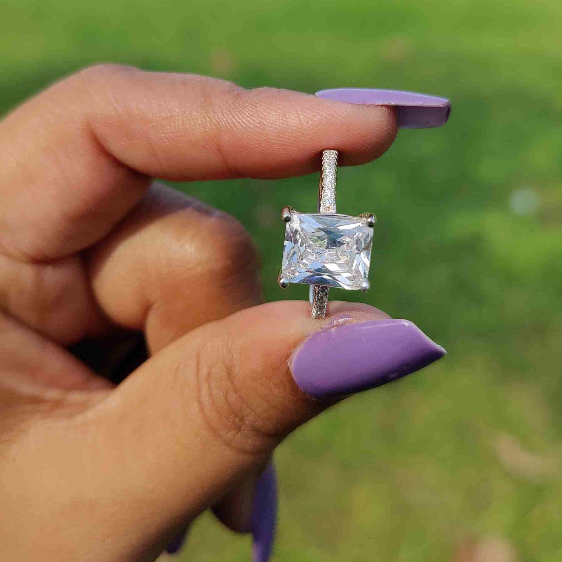 Elongated Cushion Cut Diamond