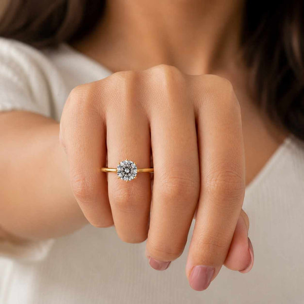 Elongated Cushion Cut Diamond Engagement Ring Solitaire Cushion Anniversary Ring