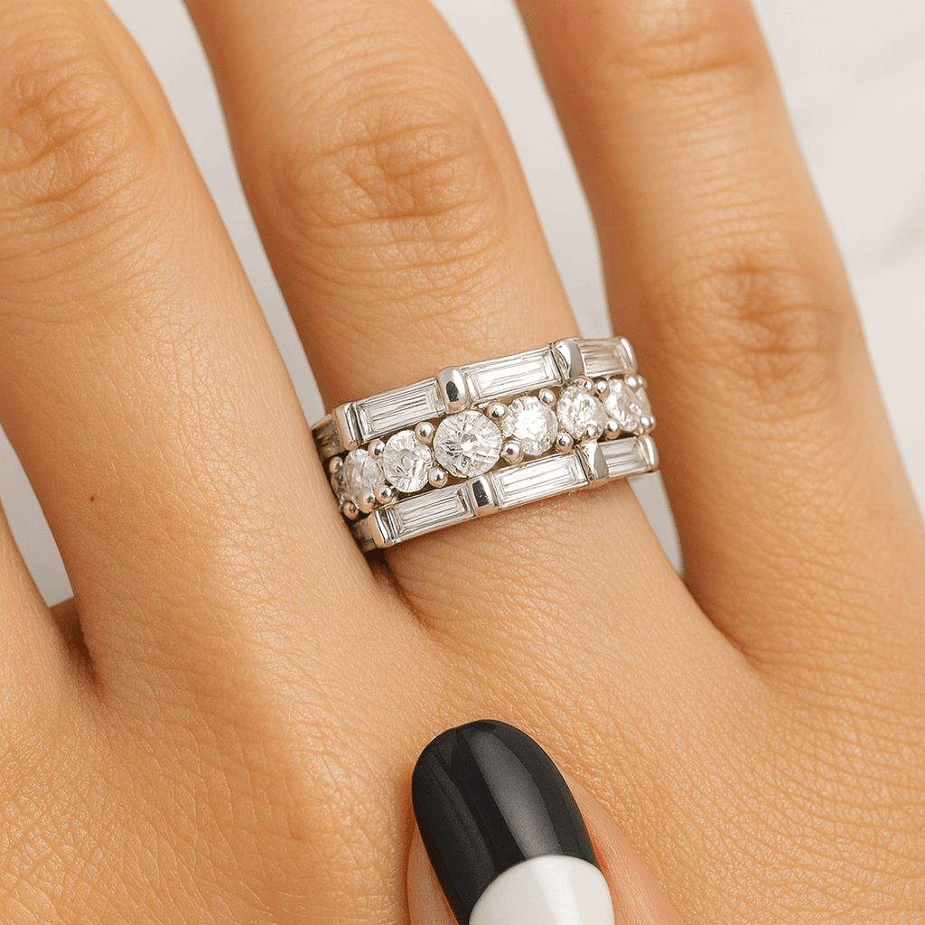 Elongated Moval Cut Lab Grown Diamond Solitaire Ring For Women