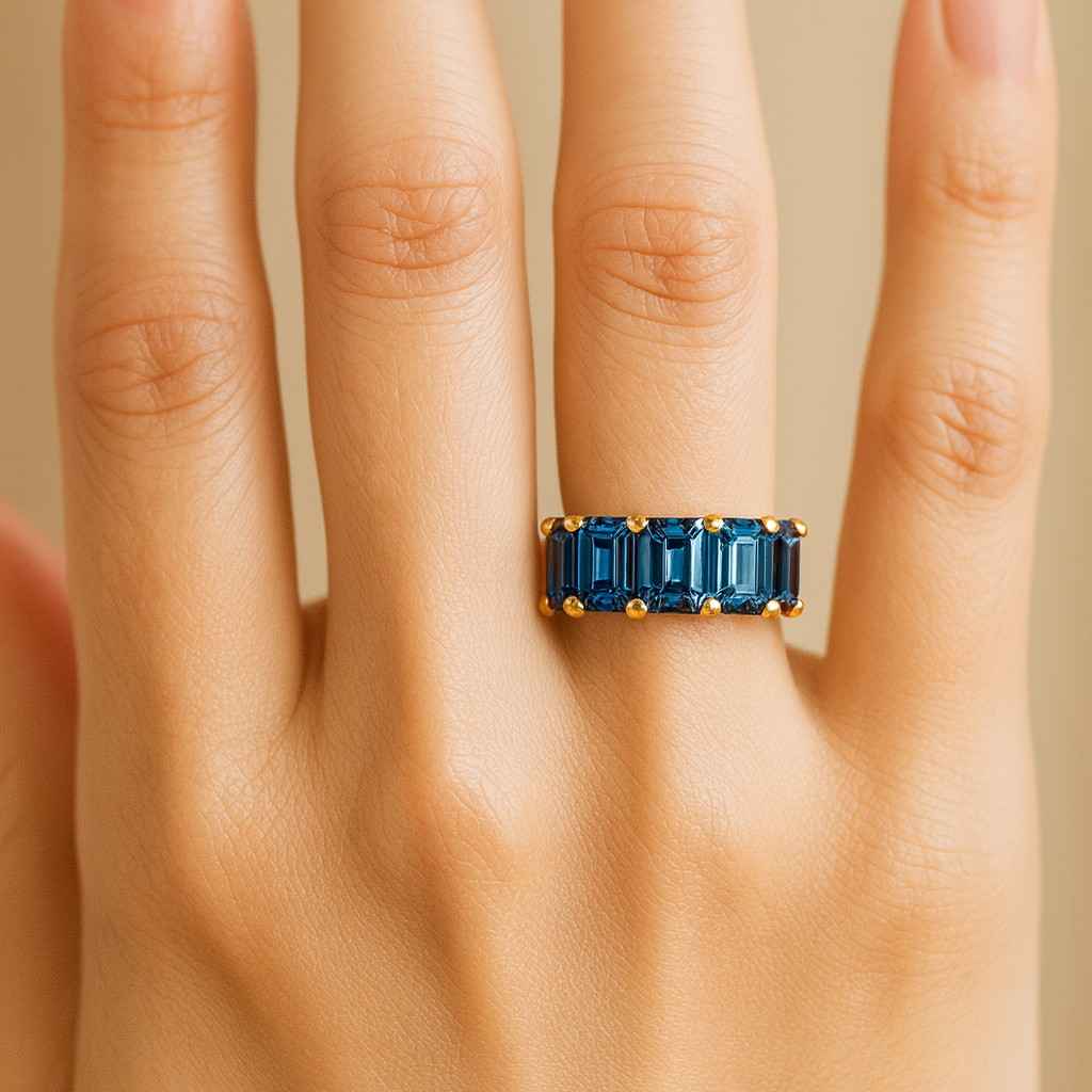 Stackable Matching Band Wedding Gifts Anniversary Ring For Women