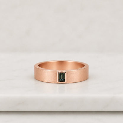 Emerald Custom Promise Ring Anniversary Gift for Him